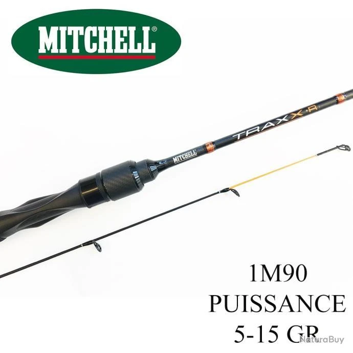 Canne Leurre Spinning Mitchell Traxx 1M90 8-15gr Ultra Light 3 Canne Leurre Spinning Mitchell Traxx 1M90 8-15gr Ultra Light