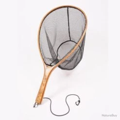 Épuisette Raquette MDC Bois DLX Rubber - 34x48x70 Cm