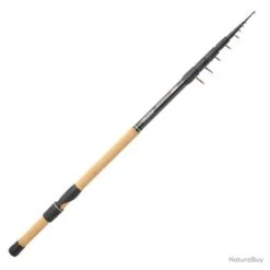 Essential RC 2.40 à 5 M Max 30 G Poignée Liège Canne Truite Téleréglable Garbolino