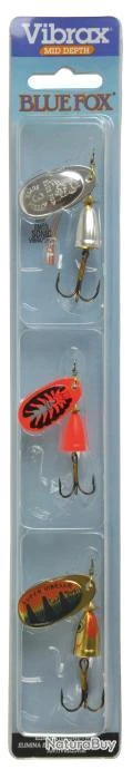 Kit Cuillere Blue Fox Vibrax Carnassier