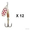 Mepps - Cuiller Mepps Aglia Toutes Couleurs Par 12 1 ARGENT POINTS ROUGE -Daiw Peche Magasin 00001 MEPPS CUILLER MEPPS AGLIA TOUTES COULEURS PAR 12 1 ARGENT POINTS ROUGE