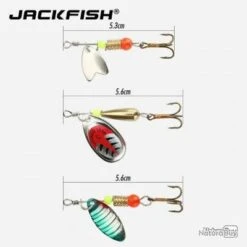 Ensemble De Leurre Cuillère De JACKFISH Appât Dur Spinner Leurre De Pêche - LIVRAISON GRATUITE!! -Daiw Peche Magasin 00004 Ensemble de leurre cuillere de JACKFISH appat dur Spinner leurre de peche LIVRAISON GRATUITE
