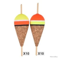 Streamline Garbolino Flotteur Truite - Poire - Par 20 - Fendue / 1 G / Jaune/Orange -Daiw Peche Magasin 00004 Streamline Garbolino Flotteur truite Poire Par 20 Fendue 1 g Jaune Orange