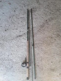 Canne à Pêche Au Toc Fil Intérieur Fabrication Artisanale Marque Ducos Avec Moulinet Garbolino -Daiw Peche Magasin 00005 Canne a peche au toc fil interieur fabrication artisanale marque ducos avec moulinet garbolino