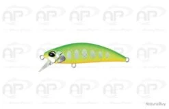 Leurre Truite Duo Spearhead Ryuki 50S Coulant Green Yellow 4,5 G 50mm Hameçons Triples