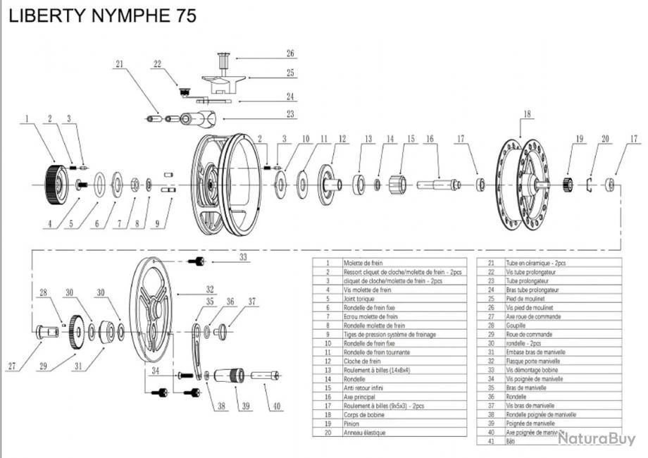 Liberty Nymphe 75 Moulinet Truite Au Toc Garbolino 7 Liberty Nymphe 75 Moulinet Truite Au Toc Garbolino â Image 5