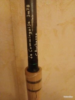 Canne Toc Fil Intérieur Artisanale -Daiw Peche Magasin 00014 Canne Toc Fil Interieur Artisanale