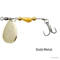 Cuillère Tournante Daiwa Silvercreek Spinner - Par 20 - Gold Métal / 6 G
